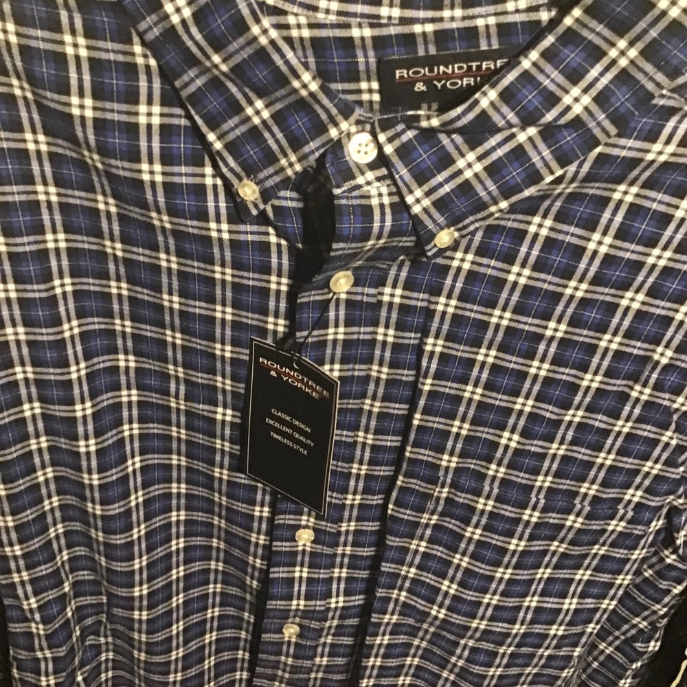 Men’s big and tall long sleeve shirt